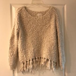 Fringe sweater